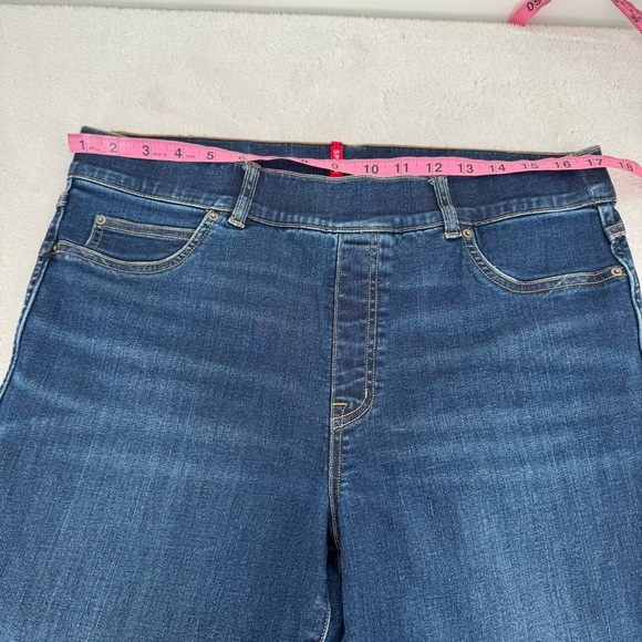 Spanx Skinny Jeans Pull On Stretchy Ankle Blue Women’s XL - Picture 9 of 11